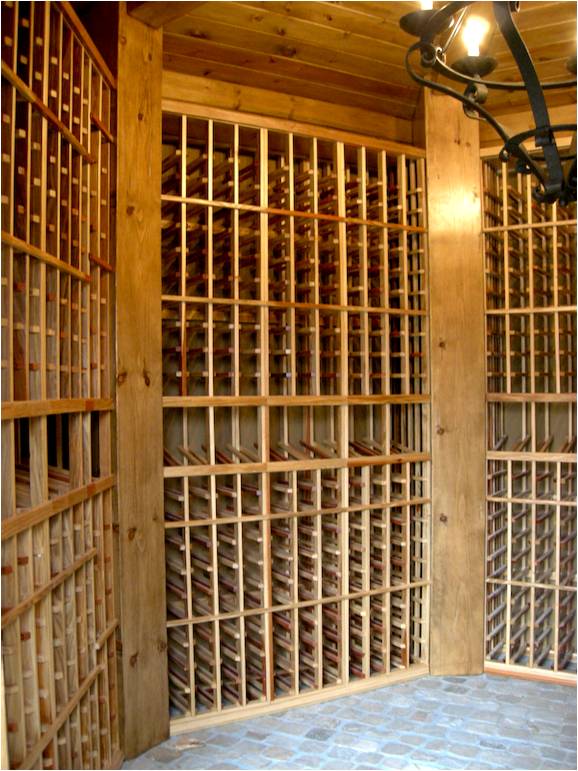 wine rack installation California