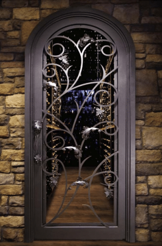 Insulated Custom Wine Cellar Door