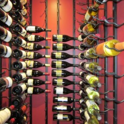 Modern VintageView Metal Wine Racks Offered by Custom Wine Cellars San Diego