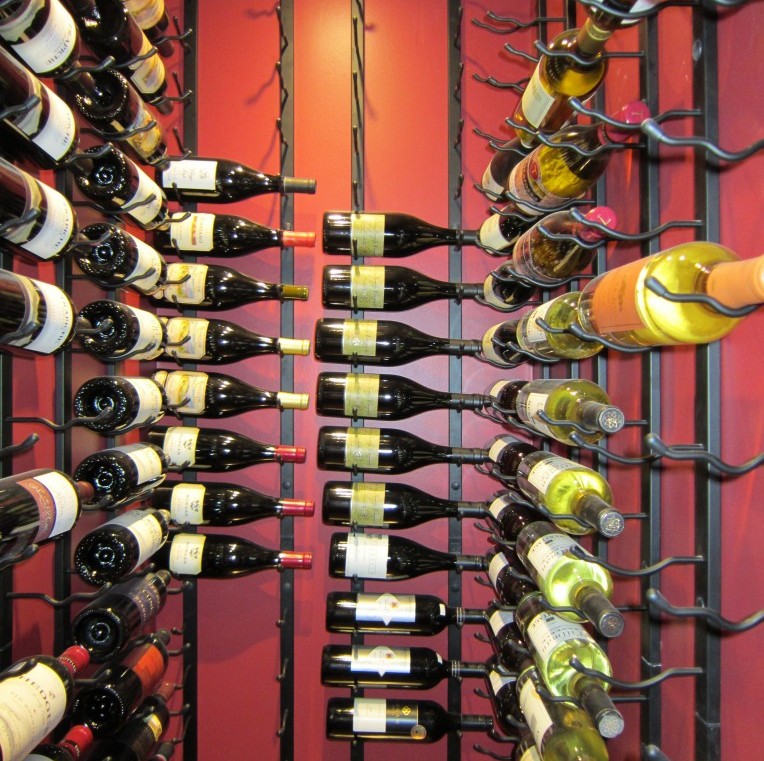 Modern VintageView Metal Wine Racks Offered by Custom Wine Cellars San Diego