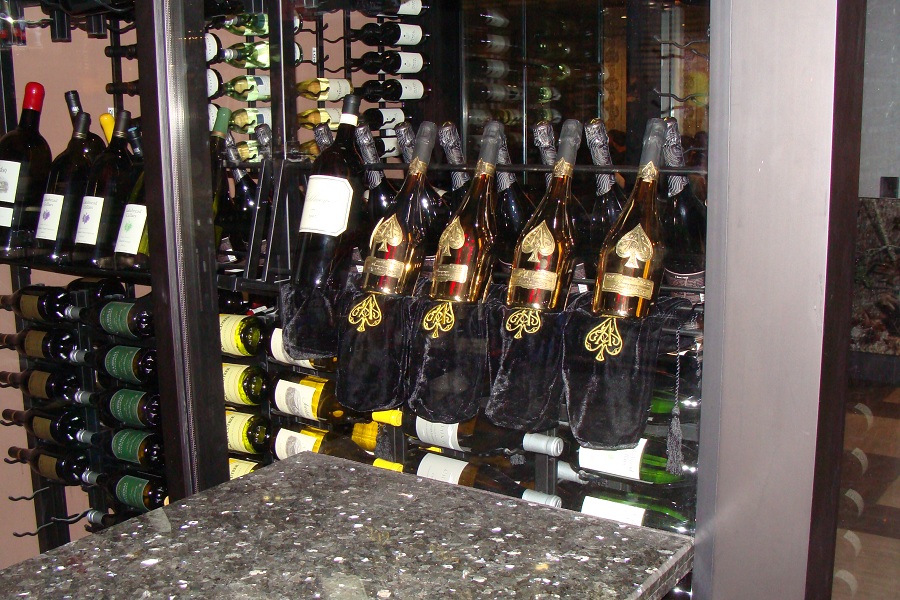 High Density Commercial Wine Cellar Racks 