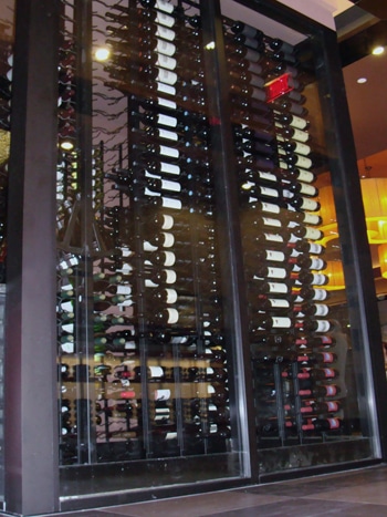 Custom Wine Cellar Glass Windows