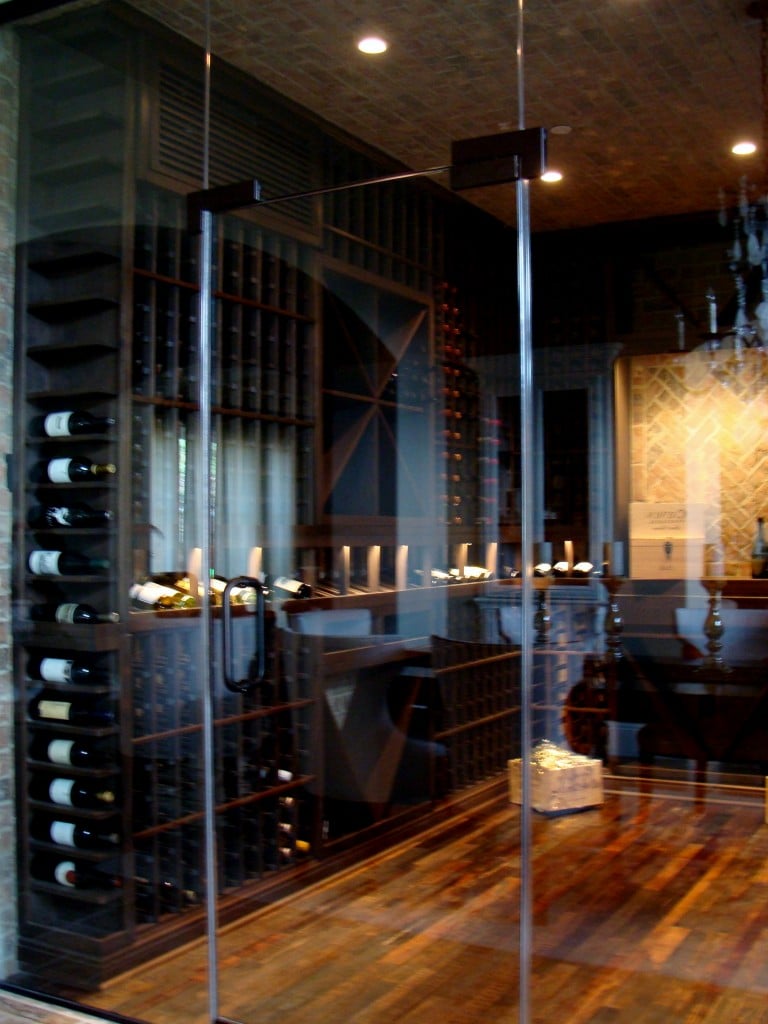 Beautiful Glass Wine Cellar Designed by San Diego Builders