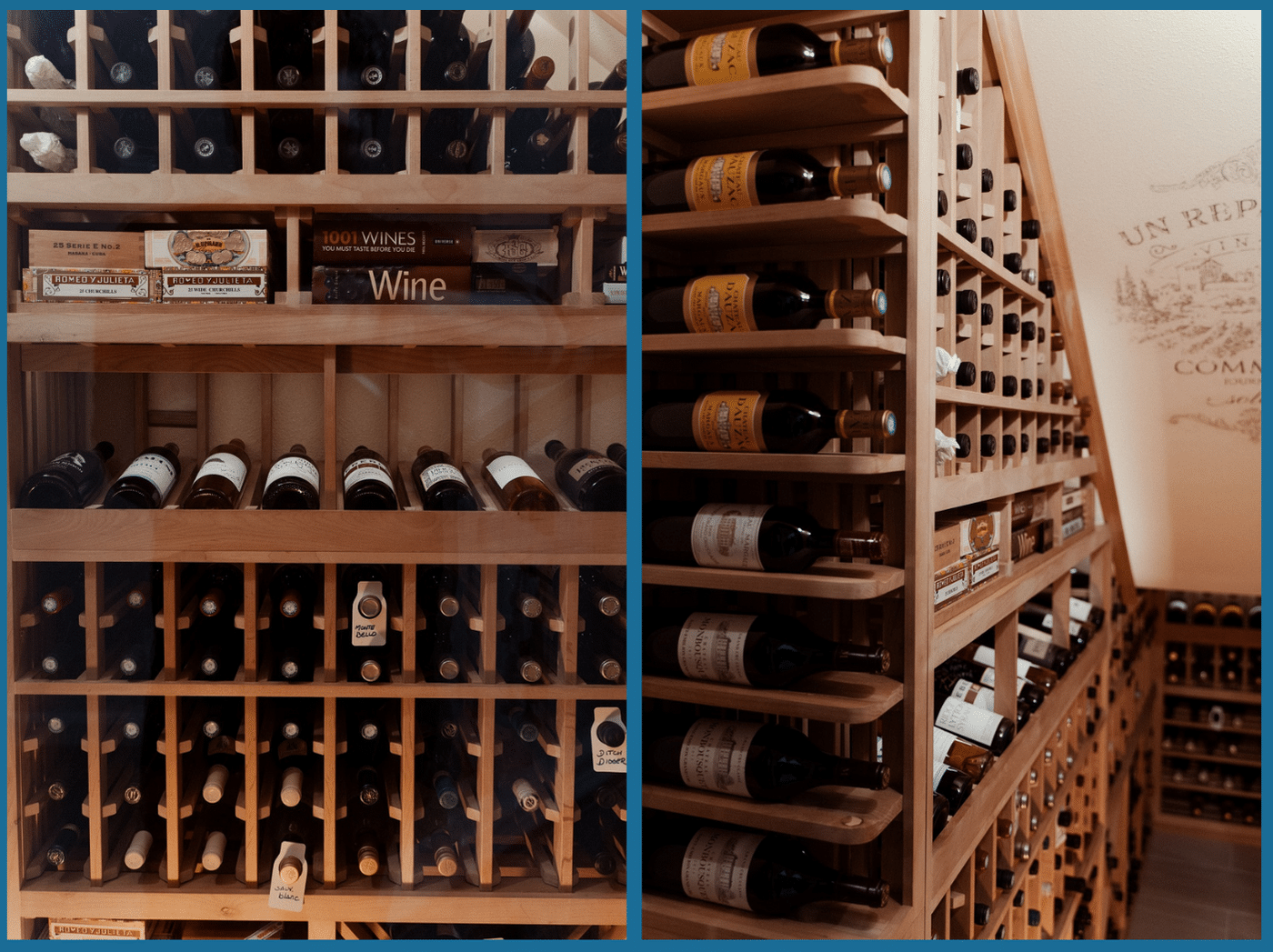 Stylish Wooden Wine Racks with Various Storage Configurations
