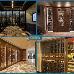 Captivating Commercial Custom Wine Cellars Built in Restaurants