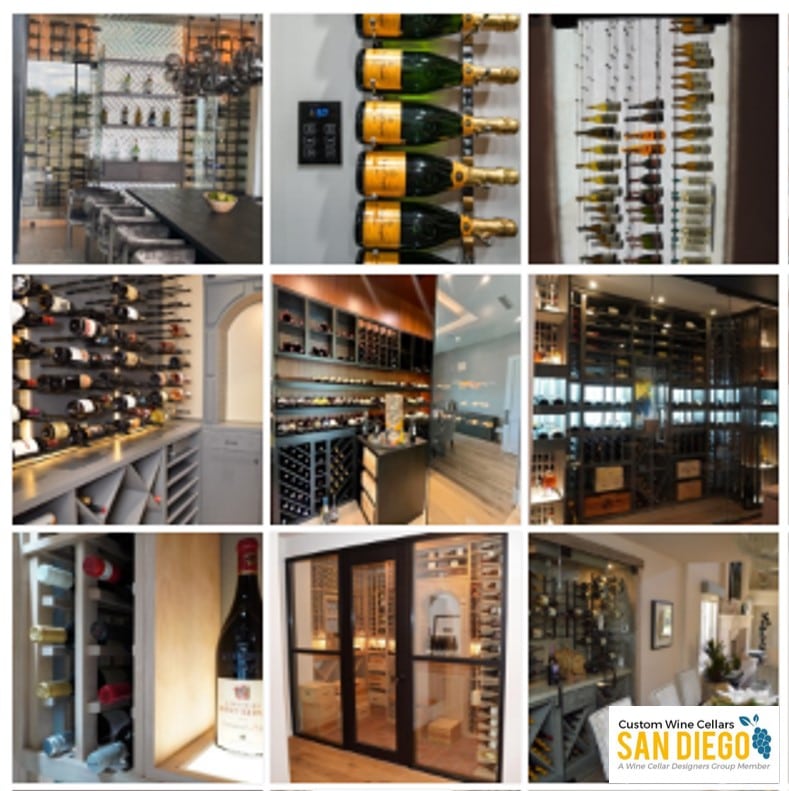 Modern Wine Displays Created by our San Diego Experts!