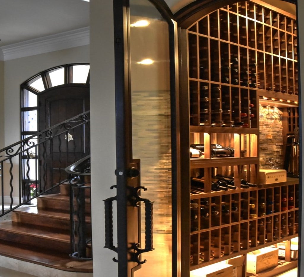 Closet Custom Wine Cellars Traditional Wine Racks