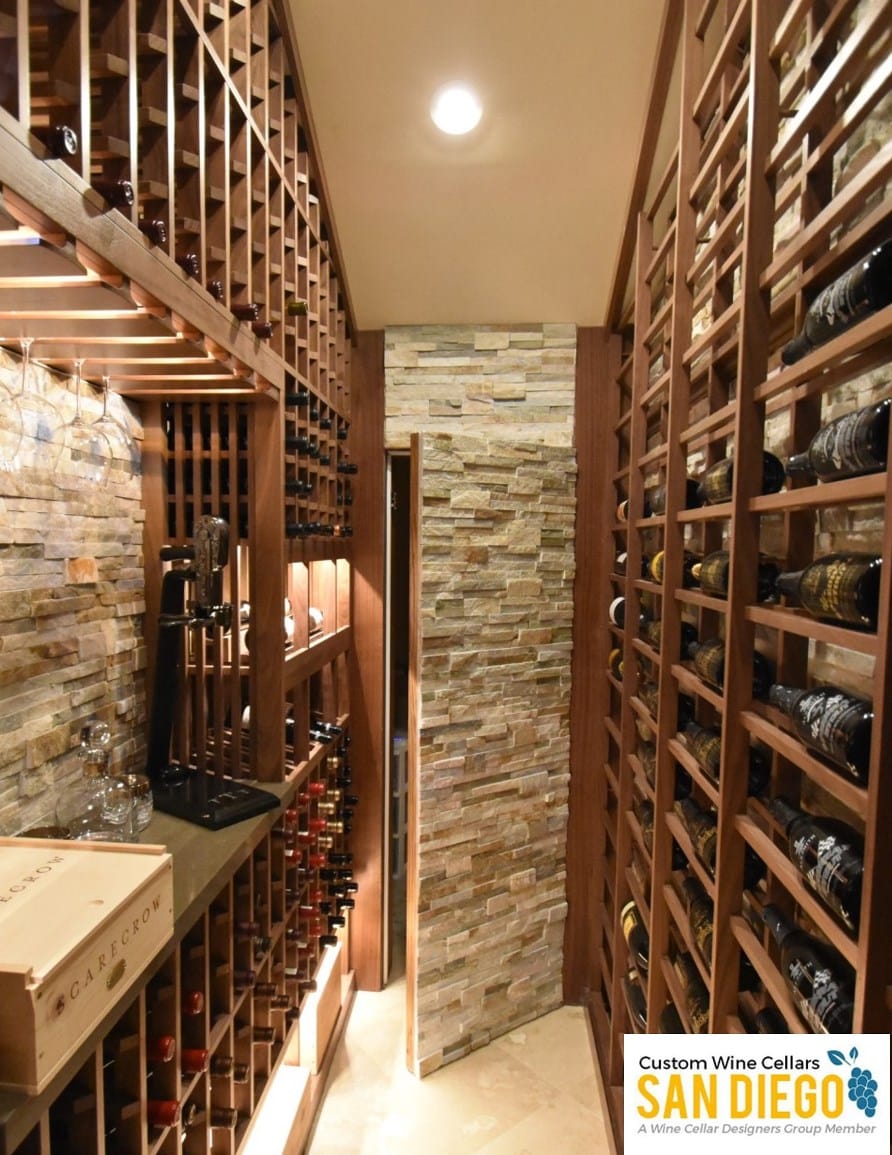Closet Custom Wine Cellars Project with Traditional Features 