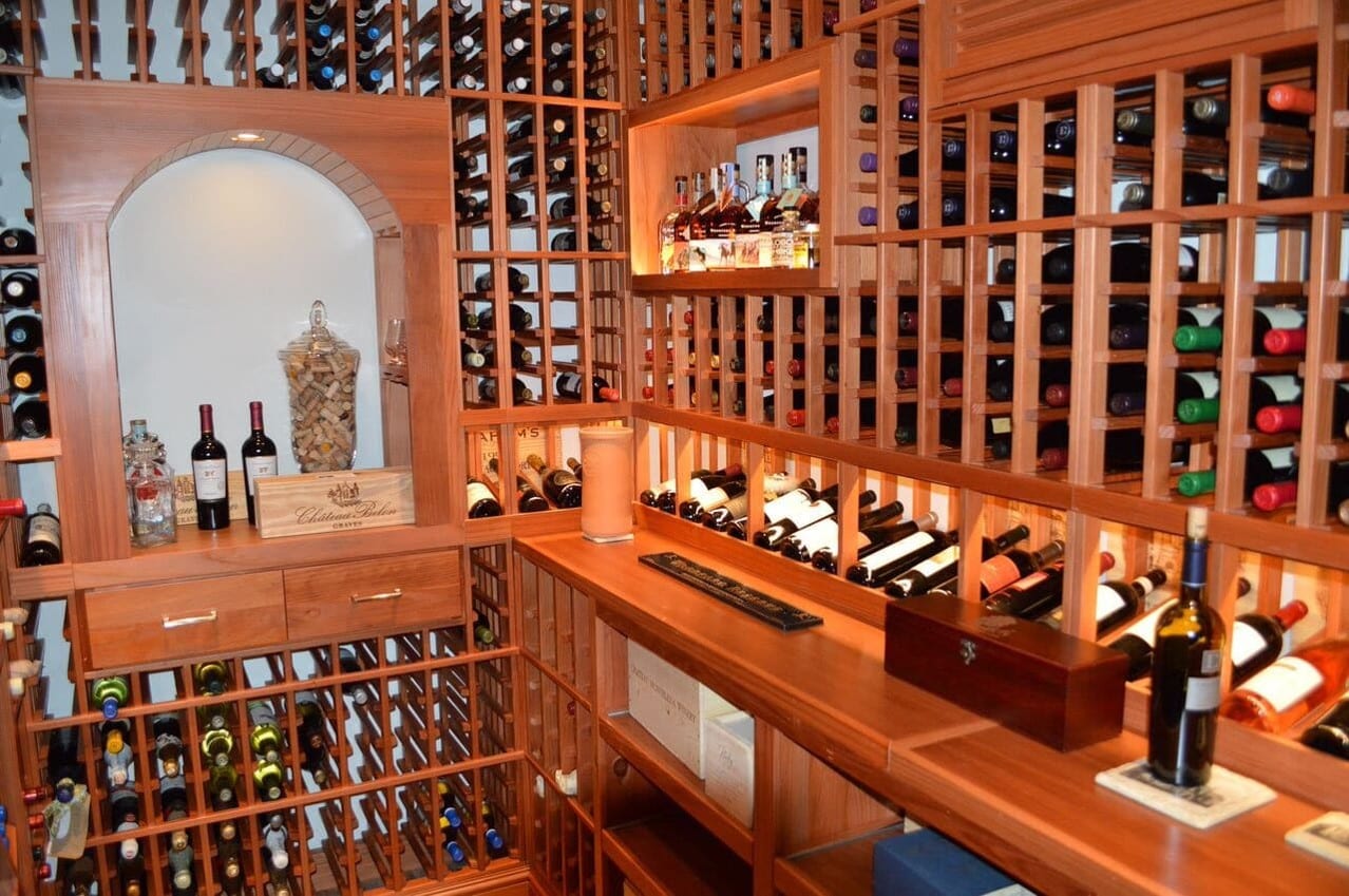 Wooden Custom Wine Racks Designed by Master Builders of Custom Wine Cellars