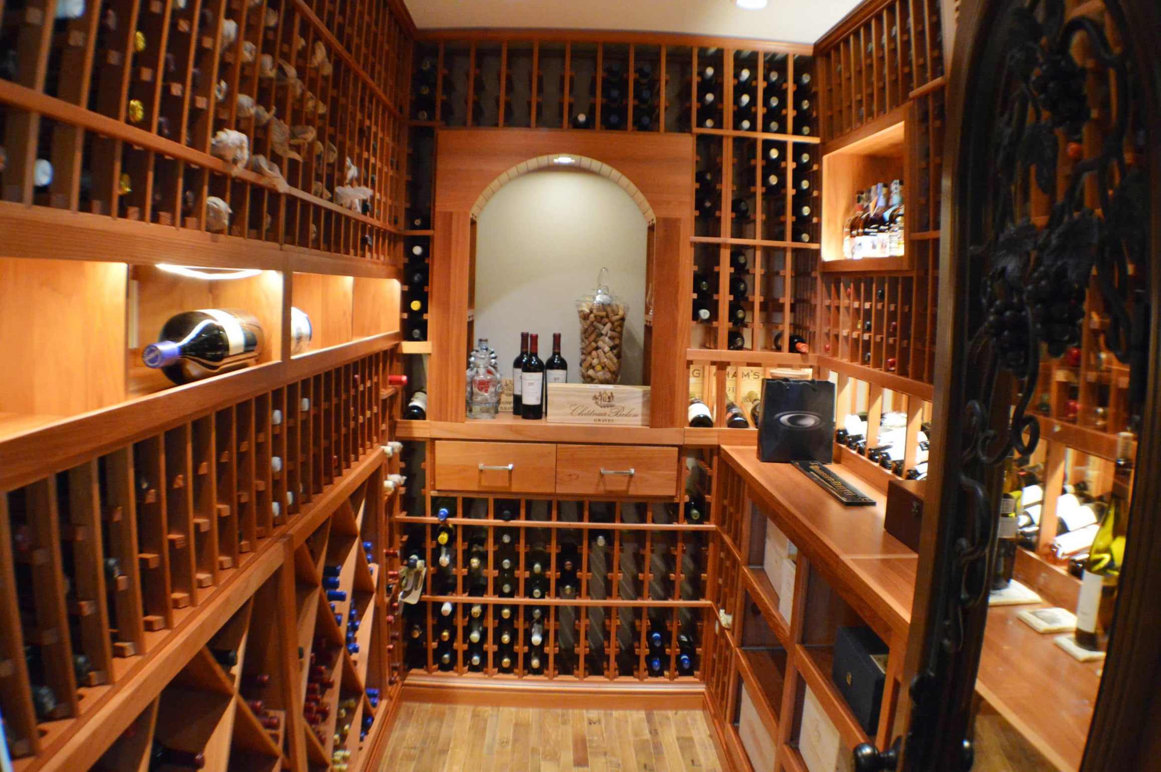 Wooden Wine Racks are Ideal for Building Traditional San Diego Custom Wine Cellars
