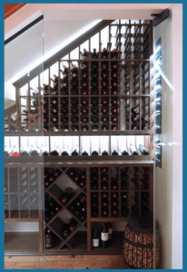 Wine Cellar Under Stairs
