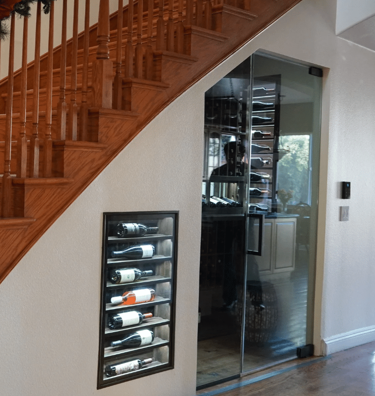 Beautiful Glass Wine Cellars Project in San Diego