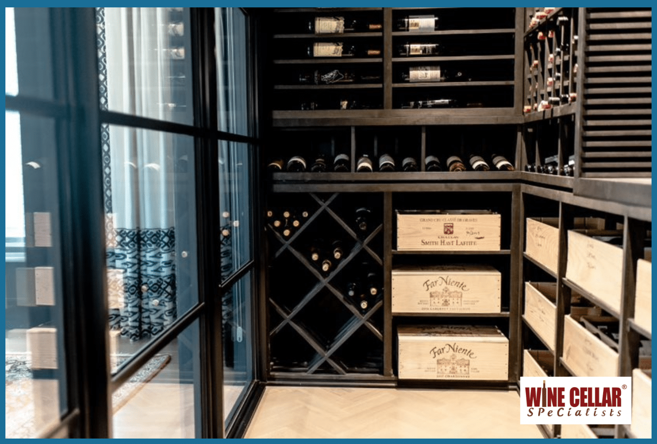 Vintage Wine Cellars: A Timeless Wine Room Design in La Jolla