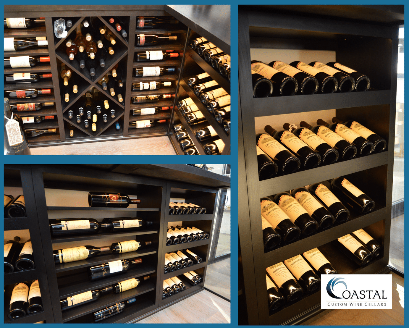 Custom Wine Racks Created a Well-organized Wine Display