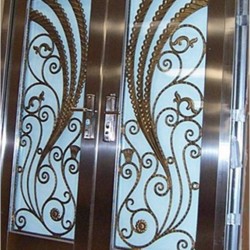 Stylish Stainless Steel Door