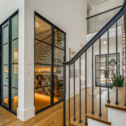 43 - Sophisticated Glass Wine Display in Scripps Ranch, San Diego CA Sophisticated Glass Wine Display in Scripps Ranch, San Diego CA