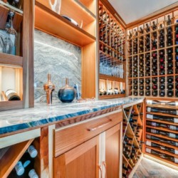 18- Luxurious Modern Home Wine Cellars Standing Proud in Carlsbad, San Diego, California
