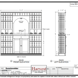 3D Design for Closet Wine Cellar Project Front and Left Elevation 3D Design for Closet Wine Cellar Project Front and Left Elevation