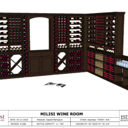 6 - 3D Design of Traditional Wine Racks in San Diego 3D Design of Traditional Wine Racks in San Diego