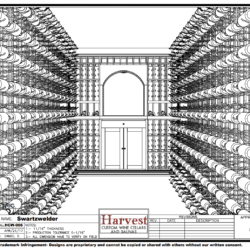 Harvest Custom Wine Cellars and Saunas 3D Design for Closet Wine Cellar Project Harvest Custom Wine Cellars and Saunas 3D Design for Closet Wine Cellar Project