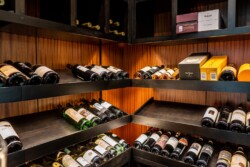 8 - Impressive Modern Wooden Racking Display Row Impressive Modern Wooden Racking Display Row