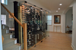 Luxurious Modern Glass Wine Cellars