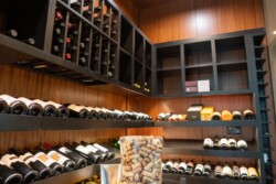 10 - Modern Wine Cellars with Wooden Wine Racking Modern Wine Cellars with Wooden Wine Racking