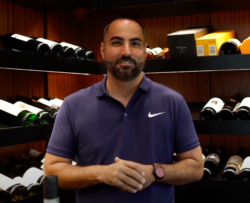 3 - Wine Cellar Builder Touring Us Around Glass Wine Room in San Diego Wine Cellar Builder in San Diego