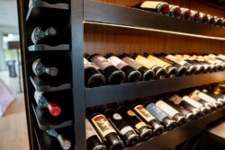 14 - Wooden Wine Racks Display Row Wooden Wine Racks Display Row