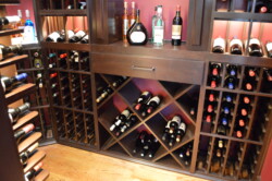 6 - Wooden Wine Racks Customized for a Home Wine Cellar wooden wine racks Alder wood