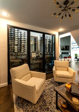 9 - Contemporary Custom Wine Cellar for a Modern Home in San Diego